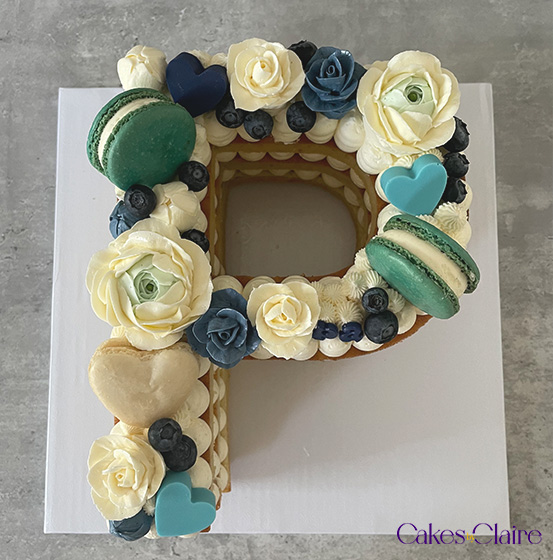 Custom Letter Cakes – Cakes by Claire